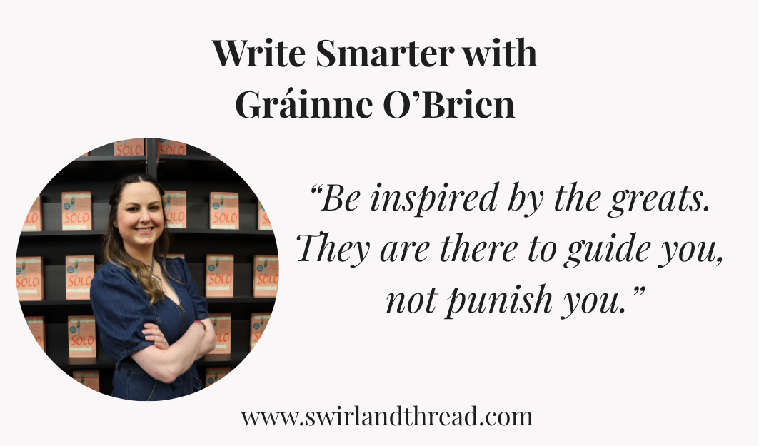 Headshot of Grainne O'Brien with Quote