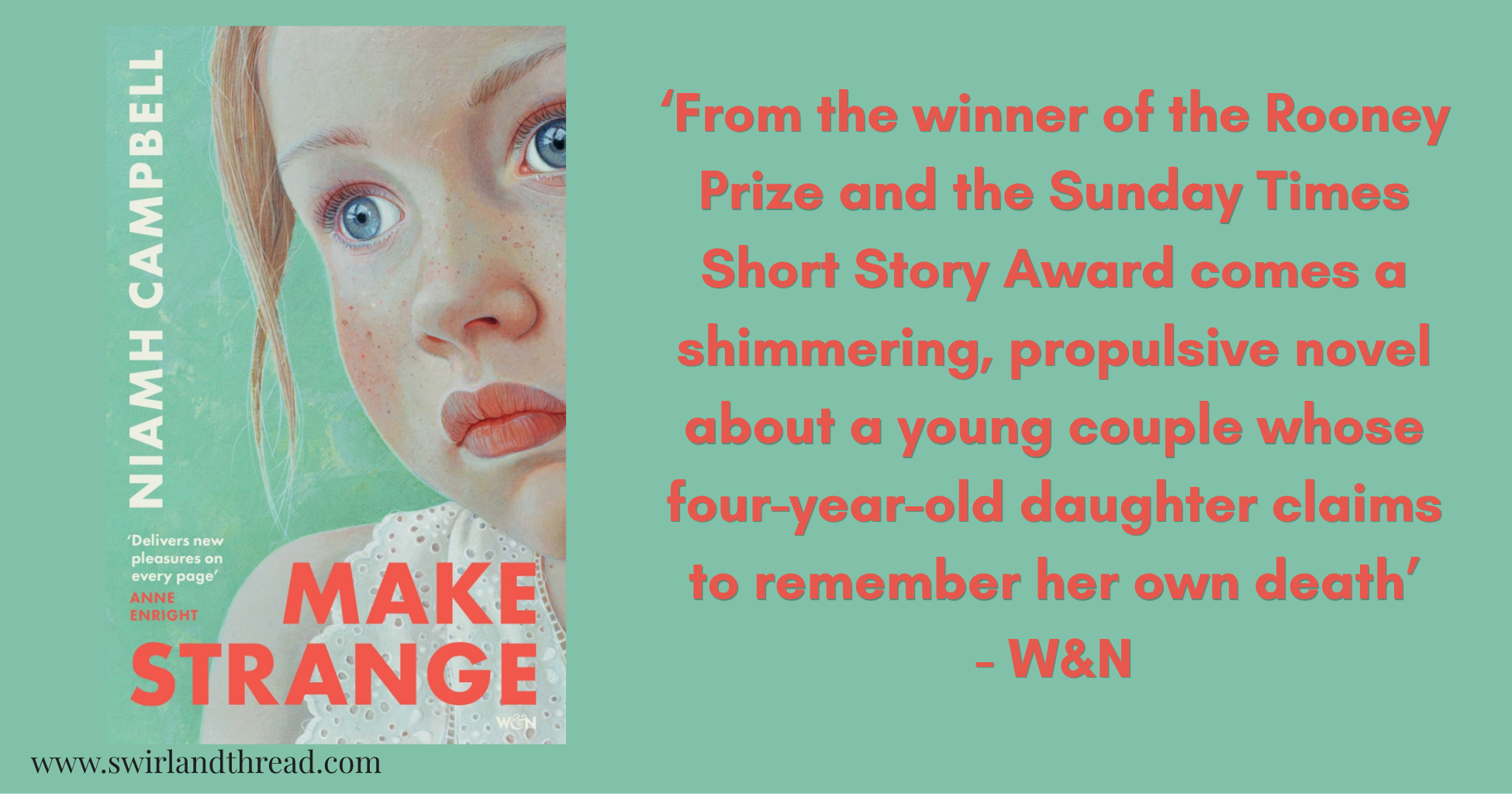 Feature image for Make Strange, a novel by Niamh Campbell